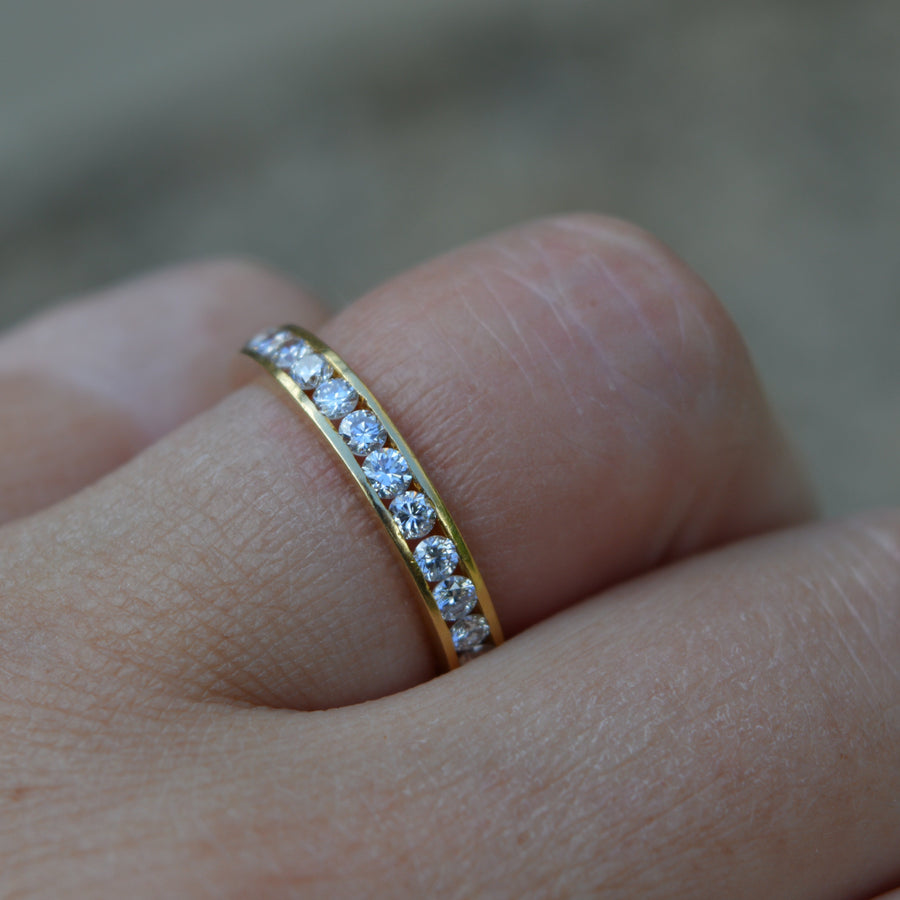 18ct Yellow Gold Eternity Wedding Ring