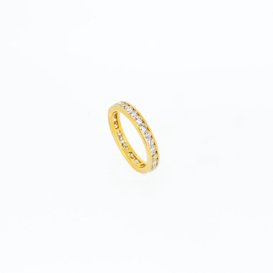 18ct Yellow Gold Eternity Wedding Ring