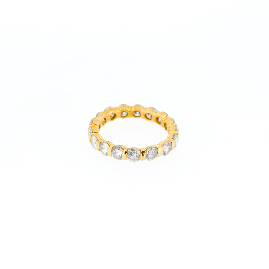 18ct Yellow Gold Diamond Eternity Wedding Ring