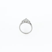 Marquise Diamond Three Stone Engagement Ring