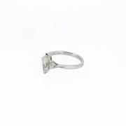 Marquise Diamond Three Stone Engagement Ring