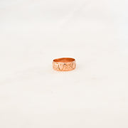 Victorian Engraved Rose Gold Ring