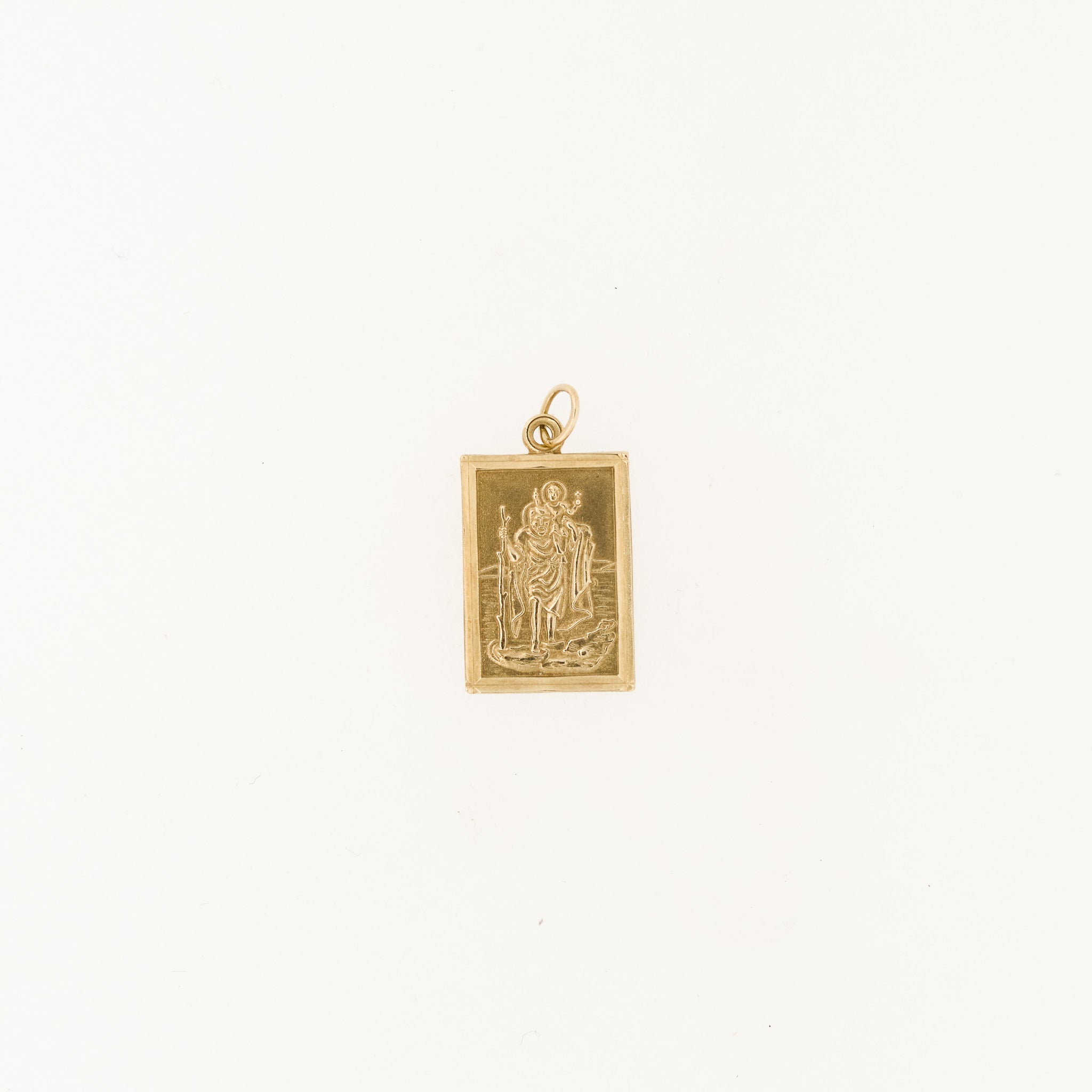 Solid gold sales st christopher